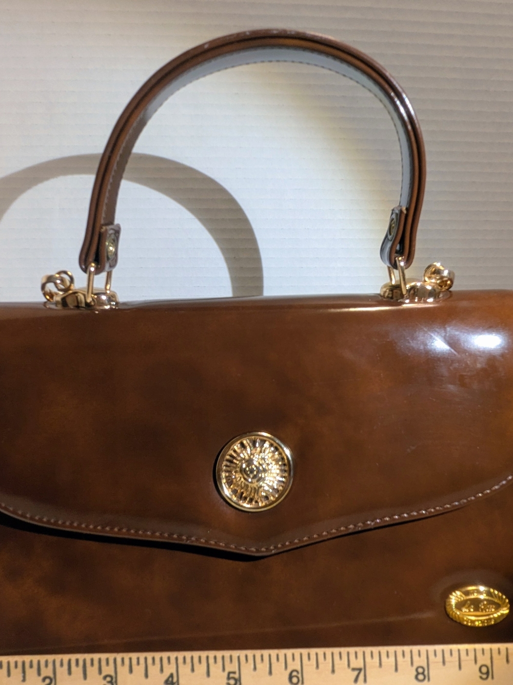 Vintage Italian Collection Le Rosa Leather Top Handle Bag - Picture 6 of 14